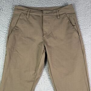 Bylt Pants Mens 31 Brown Chino Everyday Pant 2.0 Skinny Fit Performance Stretch